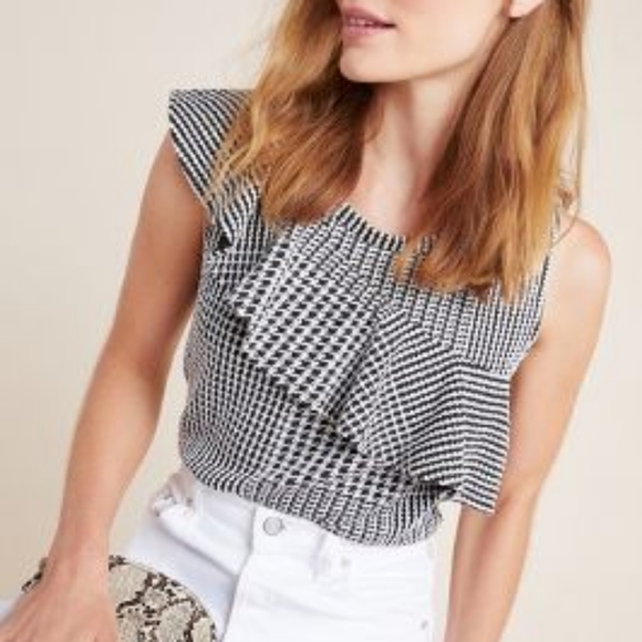 NWT Dolan Callan Ruffled Top - Picture 1 of 8